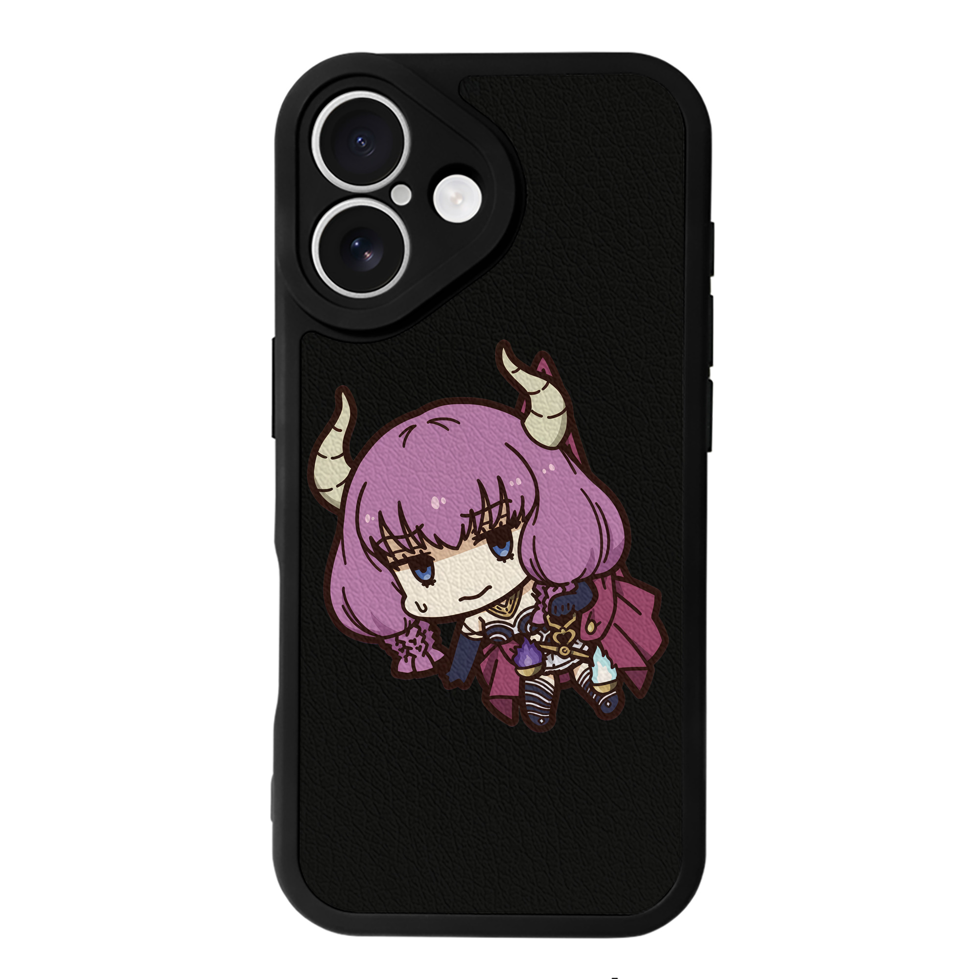 （画像用） 葬送のフリーレン Frieren 【iPhone 16シリーズ対応】シリコンスマホケース（レザー調） 材質：シリコン